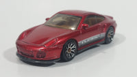 2005 Matchbox Buried Treasure Porsche 911 Turbo Metalflake Red Die Cast Toy Luxury Sports Car Vehicle