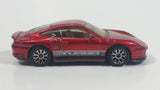 2005 Matchbox Buried Treasure Porsche 911 Turbo Metalflake Red Die Cast Toy Luxury Sports Car Vehicle