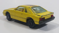 Yatming Ford Mustang Pace Car No. 1028 Yellow Die Cast Toy Muscle Race Car Vehicle