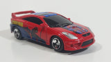 2010 Maisto Marvel Toyota Celica GT-S Spider Man Red Die Cast Toy Super Hero Character Car Vehicle