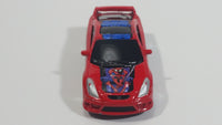 2010 Maisto Marvel Toyota Celica GT-S Spider Man Red Die Cast Toy Super Hero Character Car Vehicle