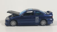 X-Concepts Modifiers Honda Civic Si Metalflake Dark Blue Die Cast Toy Car Vehicle No Accessories