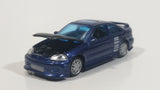 X-Concepts Modifiers Honda Civic Si Metalflake Dark Blue Die Cast Toy Car Vehicle No Accessories