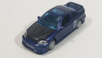 X-Concepts Modifiers Honda Civic Si Metalflake Dark Blue Die Cast Toy Car Vehicle No Accessories