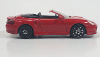 2011 Joy City Porsche 911 Turbo Cabriolet Convertible 1/43 Scale Red Die Cast Toy Car Vehicle