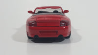 2011 Joy City Porsche 911 Turbo Cabriolet Convertible 1/43 Scale Red Die Cast Toy Car Vehicle