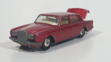 Vintage Lesney Products Matchbox Rolls Royce Silver Shadow Red No. 24 Die Cast Toy Car Vehicle with Opening Trunk