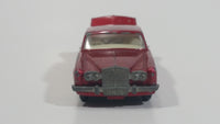 Vintage Lesney Products Matchbox Rolls Royce Silver Shadow Red No. 24 Die Cast Toy Car Vehicle with Opening Trunk