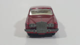 Vintage Lesney Products Matchbox Rolls Royce Silver Shadow Red No. 24 Die Cast Toy Car Vehicle with Opening Trunk