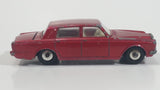 Vintage Lesney Products Matchbox Rolls Royce Silver Shadow Red No. 24 Die Cast Toy Car Vehicle with Opening Trunk