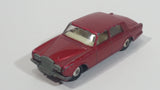 Vintage Lesney Products Matchbox Rolls Royce Silver Shadow Red No. 24 Die Cast Toy Car Vehicle with Opening Trunk