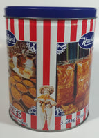 HTF Hawkins Cheezies Corn Snacks "Always on Top" Fresh, Crisp, and Delicious Limited Edition Tin Metal Canister