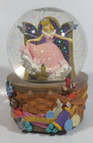 Enesco Disney Cinderella Musical Snow Globe Collectible Ornament Plays "A Dream Is A Wish Your Heart Makes" - Working