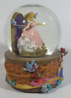 Enesco Disney Cinderella Musical Snow Globe Collectible Ornament Plays "A Dream Is A Wish Your Heart Makes" - Working