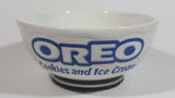 Houston Harvest Nabisco Oreo Cookies and Ice Cream Ceramic White Bowl Snack Sweets Collectible