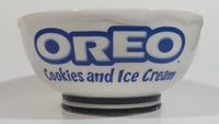 Houston Harvest Nabisco Oreo Cookies and Ice Cream Ceramic White Bowl Snack Sweets Collectible