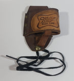 Rare Miller High Life Leather Clip On Beer Holster Holder Bar Collectible