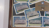 Maxwell House Limited Edition Team Cards 1977-1992 Toronto Blue Jays MLB Baseball Team Set of 16 Cards in Wooden Frame 12 1/4" x 15 1/4"