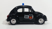 Sunnyside Superior Volkswagen Beetle Bug Police Highway Patrol SS5702 Black 1/43 Scale Pull Back Motorized Friction Toy Car Vehicle with Opening Hood and Doors