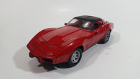 Motor Max 1979 Chevrolet Corvette T-Tops Red 1/24 Scale No.73244 & 68044 Die Cast Toy Car Vehicle with Opening Hood and Doors