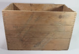 Vintage Canadian Industries Limited C-I-L Ditching Dynamite 50% High Explosives Dovetail Wood Crate Box Blasting Collectible - Montreal, Quebec