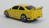 2001 Hot Wheels Honda Civic Yellow Die Cast Toy Car Vehicle McDonald's Happy Meal