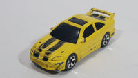 2001 Hot Wheels Honda Civic Yellow Die Cast Toy Car Vehicle McDonald's Happy Meal