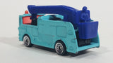 2002 Matchbox Snorkel Fire Truck Light Blue Die Cast Toy Car Vehicle McDonald's Happy Meal #4