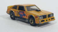 1983 Hot Wheels Flat Out 442 Metalflake Gold Die Cast Toy Muscle Car Vehicle GHO - Hong Kong