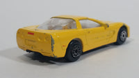 Welly 1999 Chevrolet Corvette Yellow 1/60 Scale No. 2023 Die Cast Toy Car Vehicle