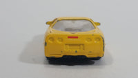 Welly 1999 Chevrolet Corvette Yellow 1/60 Scale No. 2023 Die Cast Toy Car Vehicle