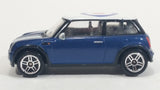 RealToy BMW New Mini Cooper Target Bullseye Dark Blue 1/56 Scale Die Cast Toy Car Vehicle