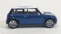 RealToy BMW New Mini Cooper Target Bullseye Dark Blue 1/56 Scale Die Cast Toy Car Vehicle