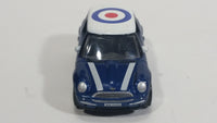 RealToy BMW New Mini Cooper Target Bullseye Dark Blue 1/56 Scale Die Cast Toy Car Vehicle