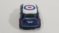 RealToy BMW New Mini Cooper Target Bullseye Dark Blue 1/56 Scale Die Cast Toy Car Vehicle