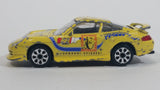 Burago Super Cup Porsche 911 Mobil 1 Formaggi Svizzeri Yellow 1:43 Scale Die Cast Toy Car Vehicle