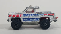 Majorette No. 228 Depanneuse Tow Truck 24HR Service  Emergency Road Service White Die Cast Toy Car Vehicle