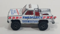 Majorette No. 228 Depanneuse Tow Truck 24HR Service  Emergency Road Service White Die Cast Toy Car Vehicle