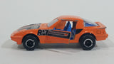 Majorette Mazda RX7 No. 257 Orange 1/56 Scale Die Cast Toy Car Vehicle with Opening Doors