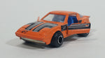 Majorette Mazda RX7 No. 257 Orange 1/56 Scale Die Cast Toy Car Vehicle with Opening Doors