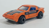 Majorette Mazda RX7 No. 257 Orange 1/56 Scale Die Cast Toy Car Vehicle with Opening Doors