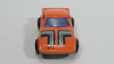 Majorette Mazda RX7 No. 257 Orange 1/56 Scale Die Cast Toy Car Vehicle with Opening Doors