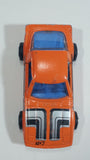 Majorette Mazda RX7 No. 257 Orange 1/56 Scale Die Cast Toy Car Vehicle with Opening Doors