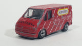 Corgi Transit Van Pointers Real Food Fast Red Die Cast Toy Car Postal Vehicle Made in Gt. Britain