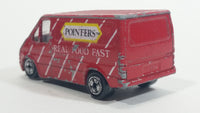 Corgi Transit Van Pointers Real Food Fast Red Die Cast Toy Car Postal Vehicle Made in Gt. Britain