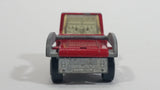 Vintage 1978 Lesney Matchbox Superfast No. 27 Skip Truck Red Die Cast Toy Dump Truck Vehicle