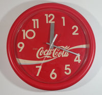 1992 Ritway Inc. Coca-Cola Coke Soda Pop Red Round Circular 14" Clock Collectible