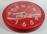 1992 Ritway Inc. Coca-Cola Coke Soda Pop Red Round Circular 14" Clock Collectible