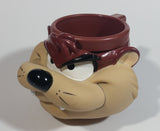 1992 Warner Bros. Looney Tunes Taz Tasmanian Devil Plastic Coffee Cup Mug Cartoon Collectible