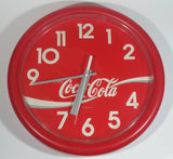 1992 Ritway Inc. Coca-Cola Coke Soda Pop Red Round Circular 14" Clock Collectible
